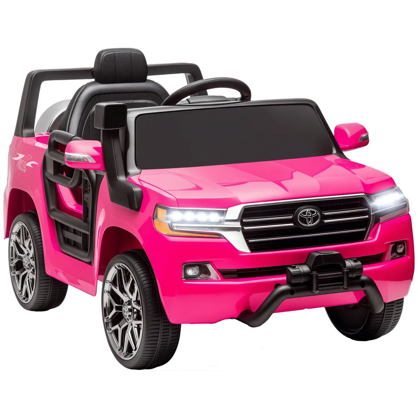 12V Licensed Kids Car, Remote Control, Four Wheel Spring Suspension, Pink Electric Toy Cars at Gallery Canada
