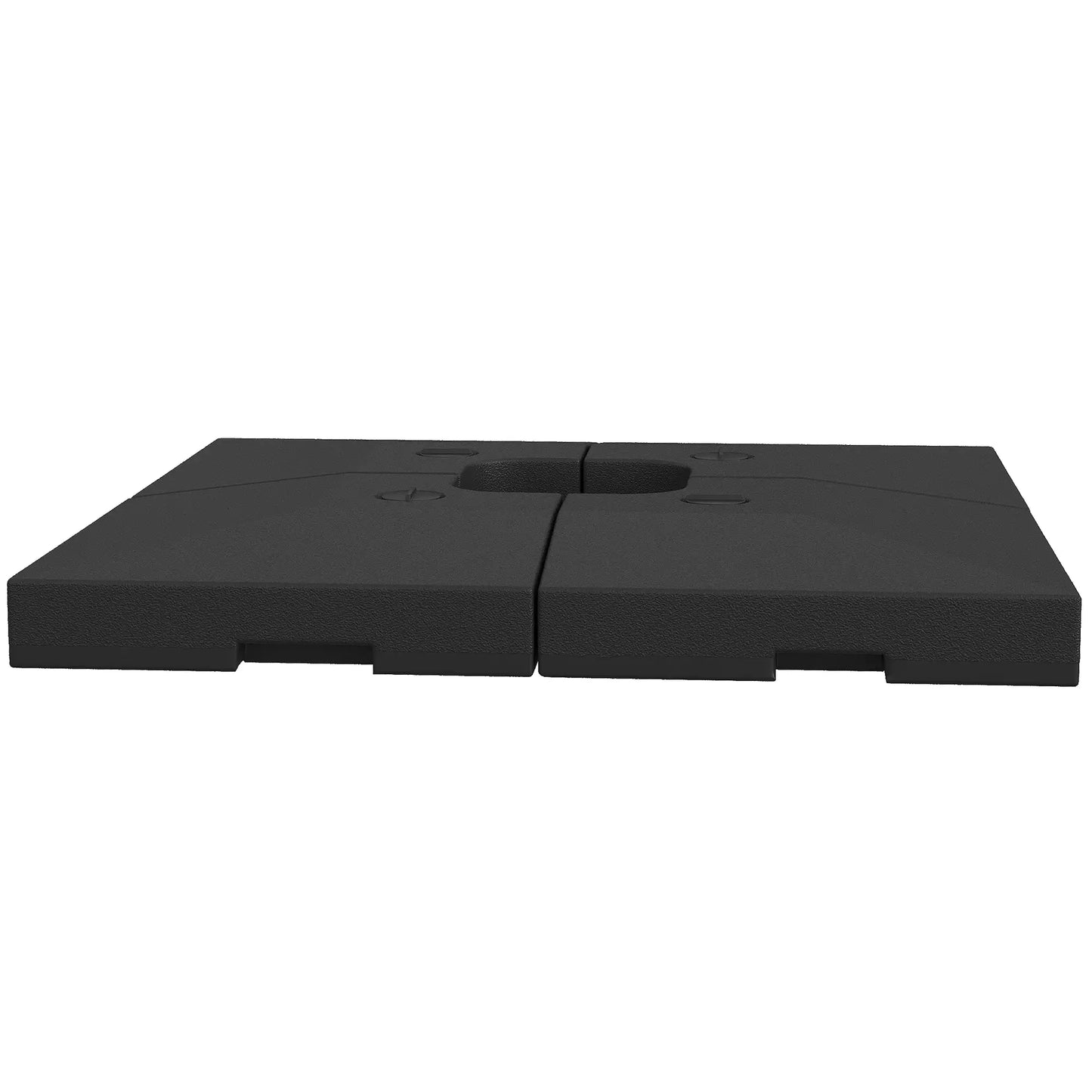 4 Piece Heavy Duty Square Offset Umbrella Stand, 264Lbs Sand, 176Lbs Water Umbrella Bases at Gallery Canada