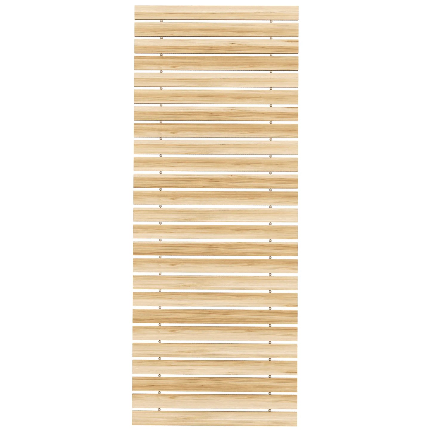 47" Wooden Garden Pathway, Outdoor Roll Out Walkway, Natural Wood Finish Garden Decor Natural at Gallery Canada