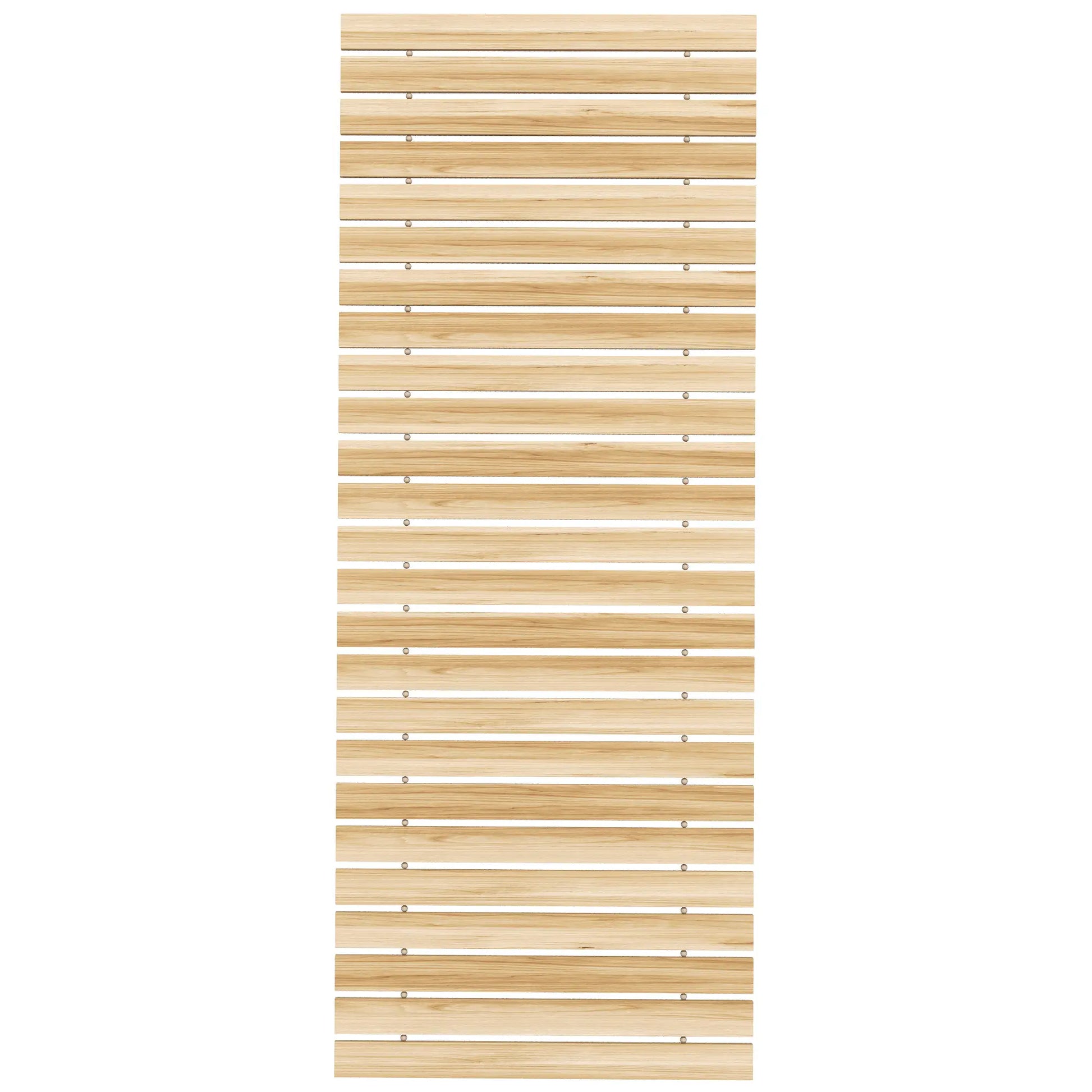 47" Wooden Garden Pathway, Outdoor Roll Out Walkway, Natural Wood Finish Garden Decor Natural at Gallery Canada