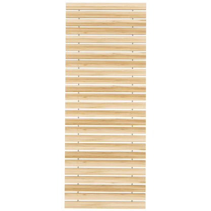 47" Wooden Garden Pathway, Outdoor Roll Out Walkway, Natural Wood Finish Garden Decor Natural at Gallery Canada