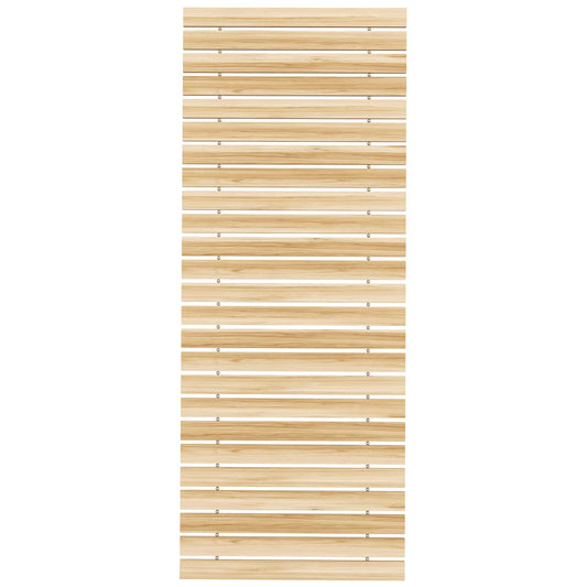 47" Wooden Garden Pathway, Outdoor Roll Out Walkway, Natural Wood Finish Garden Decor Natural at Gallery Canada