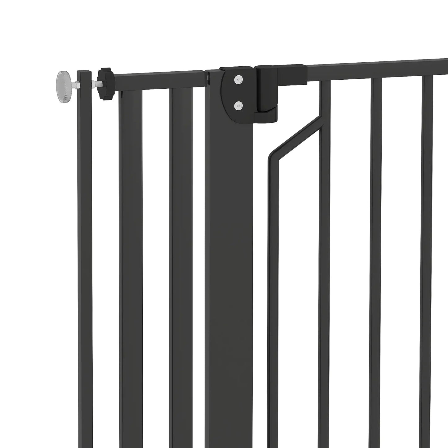 63" Extra Tall Pet Gate, 30-41" Wide Adjustable, Pressure Mounted