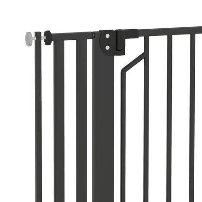 63" Extra Tall Pet Gate, 30-41" Wide Adjustable, Pressure Mounted