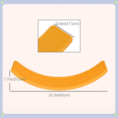 32.3" Balance Board, Kids Wobble Board, Montessori Toy, Yellow Baby Gym & Playmats at Gallery Canada