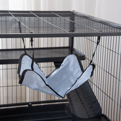 Small Animal Cage, 3-Tier Ferret Cage with Hammock, Removable Tray Houses & Habitats at Gallery Canada
