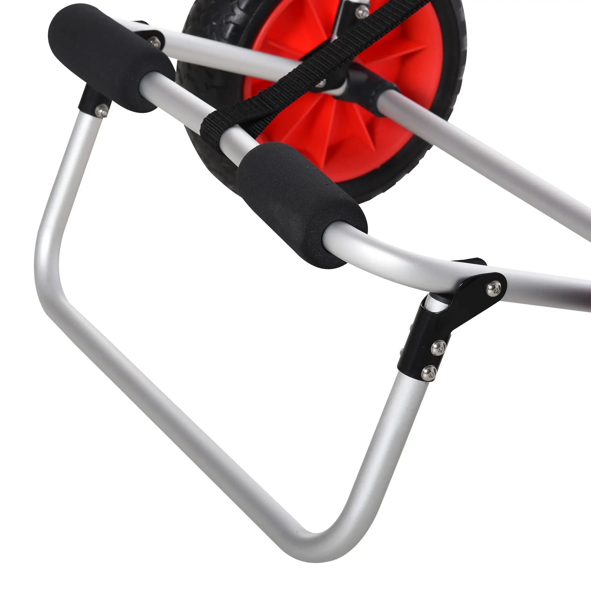 198LBS Kayak Cart, Foldable Canoe Dolly, Aluminum Frame, Silver Kayak Carts at Gallery Canada