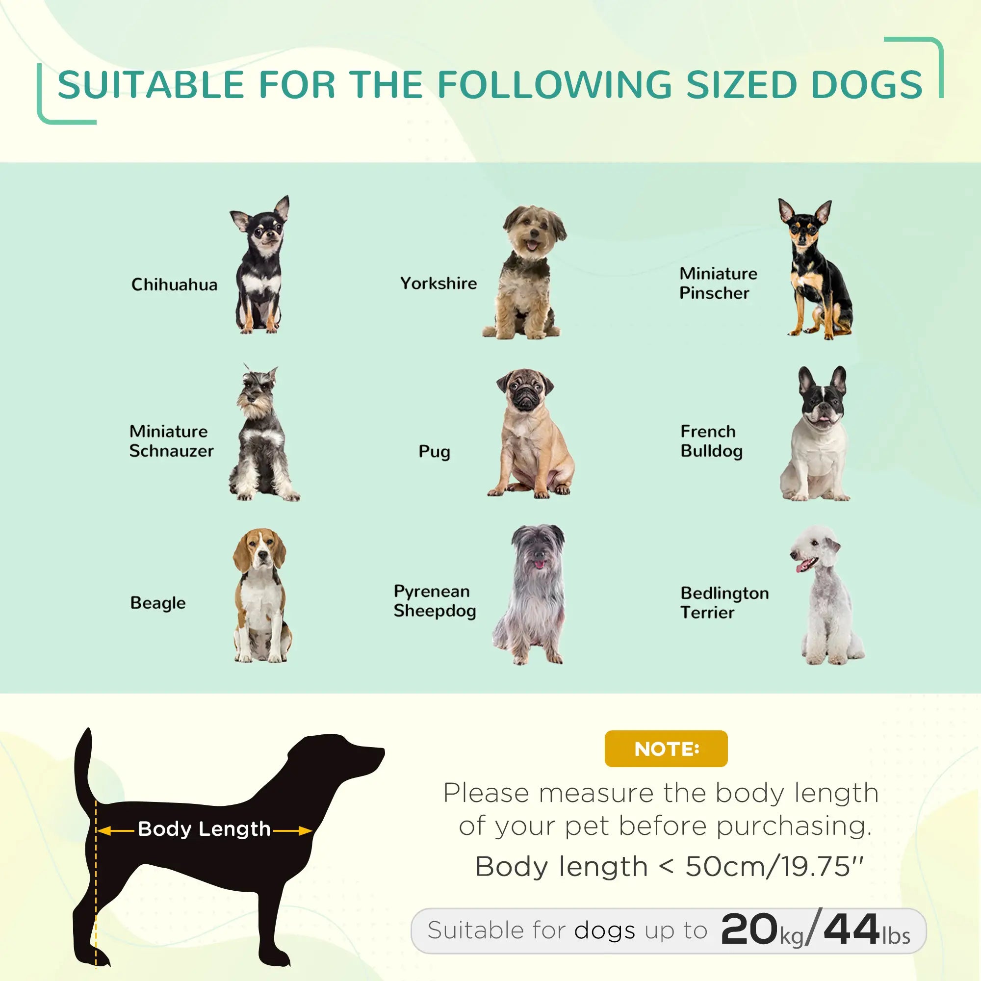 Elevated Dog Bed, Raised Cot, M Size, 30