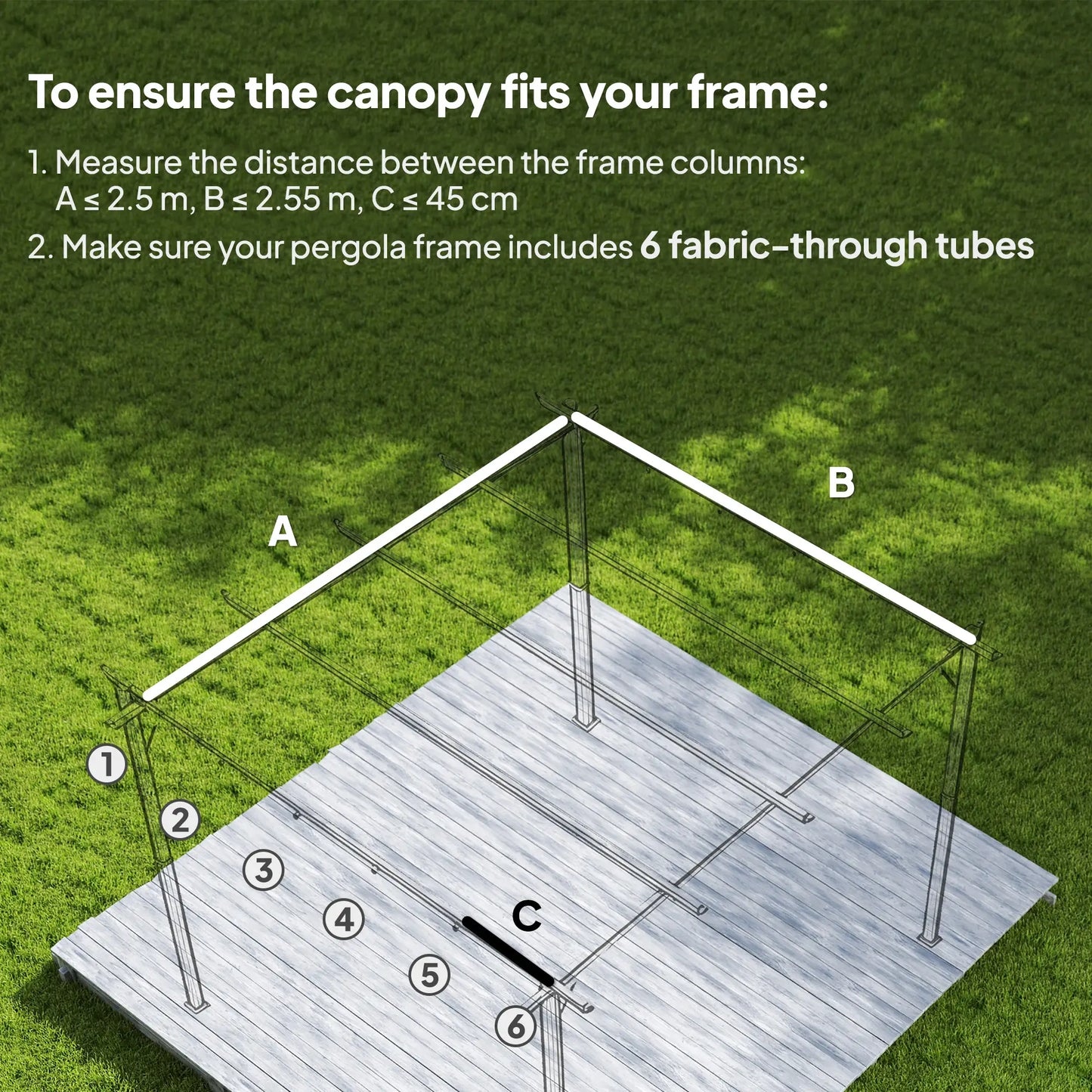 Retractable Pergola Canopy, 10' x 10', Beige Gazebo Canopy Replacement at Gallery Canada