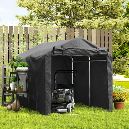 Outdoor Storage Shed, UV Resistant Bike Tent, Portable for Motorcycle, Black Portable Shed at Gallery Canada