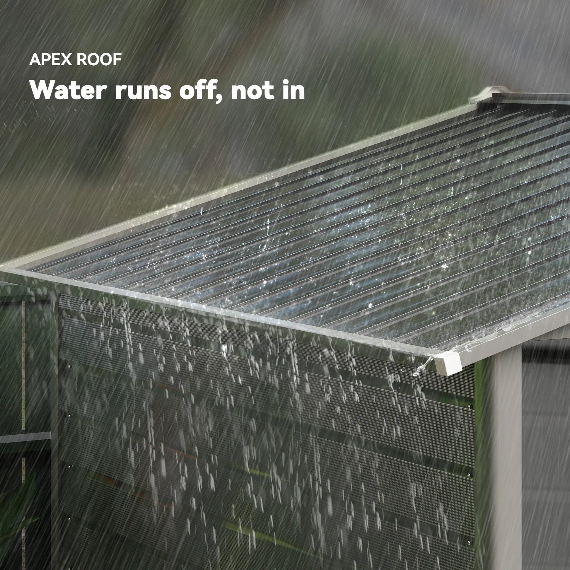 8' x 6' Outdoor Storage Shed, Metal Garden Shed, Dark Grey Sheds at Gallery Canada