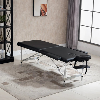 83 Foldable Massage Table, Salon SPA Facial Couch, Tattoo Bed, Black Portable Massage Tables at Gallery Canada