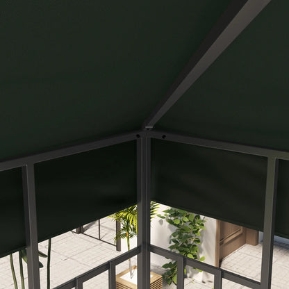 10' x 10' Gazebo Canopy Replacement Cover, UPF30+, Top Cover Only, Green Gazebo Canopy Replacement at Gallery Canada