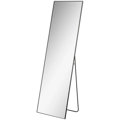 64"x20" Full Length Mirror, Floor Standing, Wall-Mounted, Black Full Length Mirrors at Gallery Canada