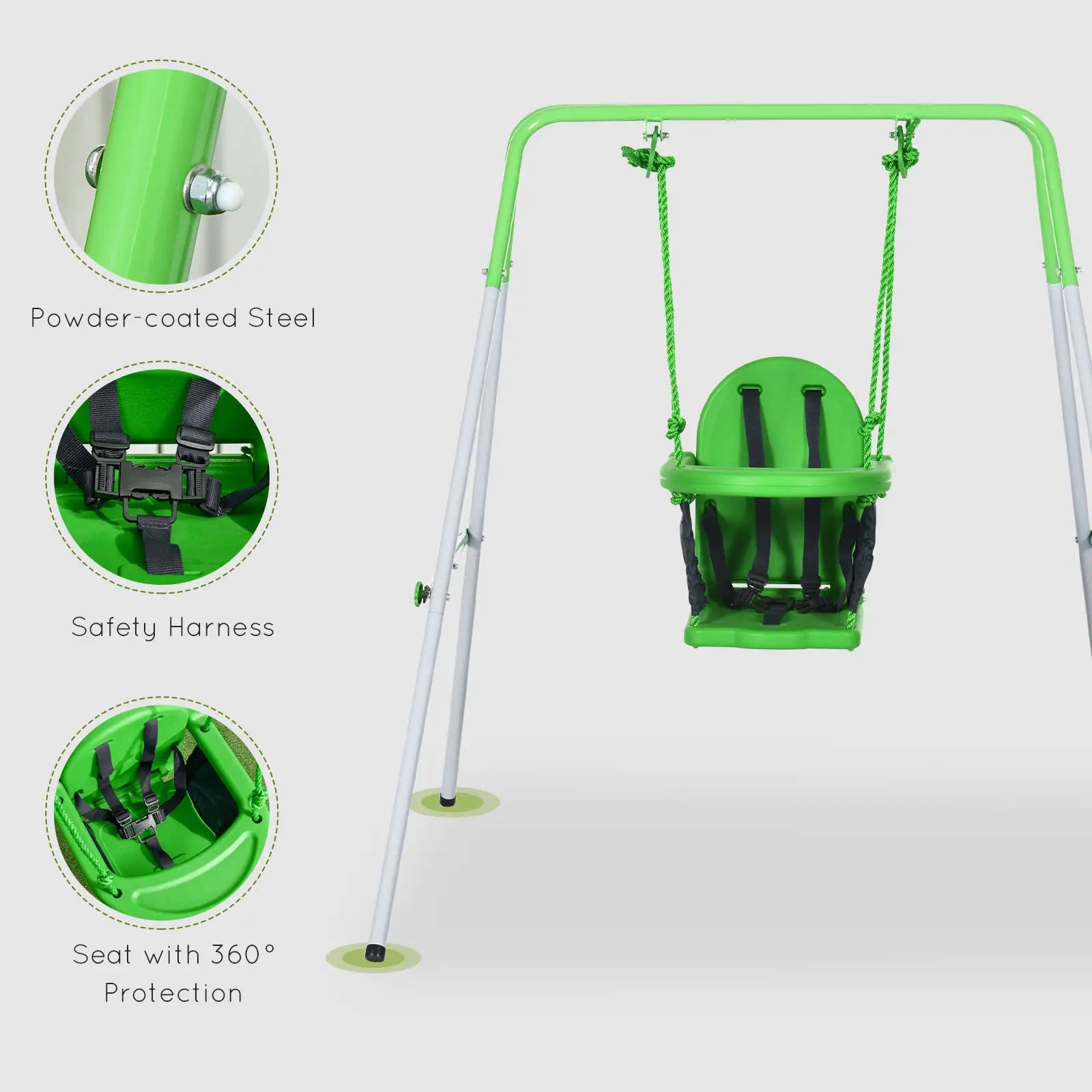 Infant Toddler Swing, Safety Harness, 6-36 Months Gym Sets & Swings at Gallery Canada