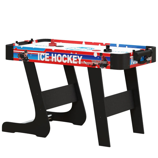 40 Folding Air Hockey Table, 2 Pucks, 2 Pushers, Scoreboard, White Game Tables White, Black at Gallery Canada