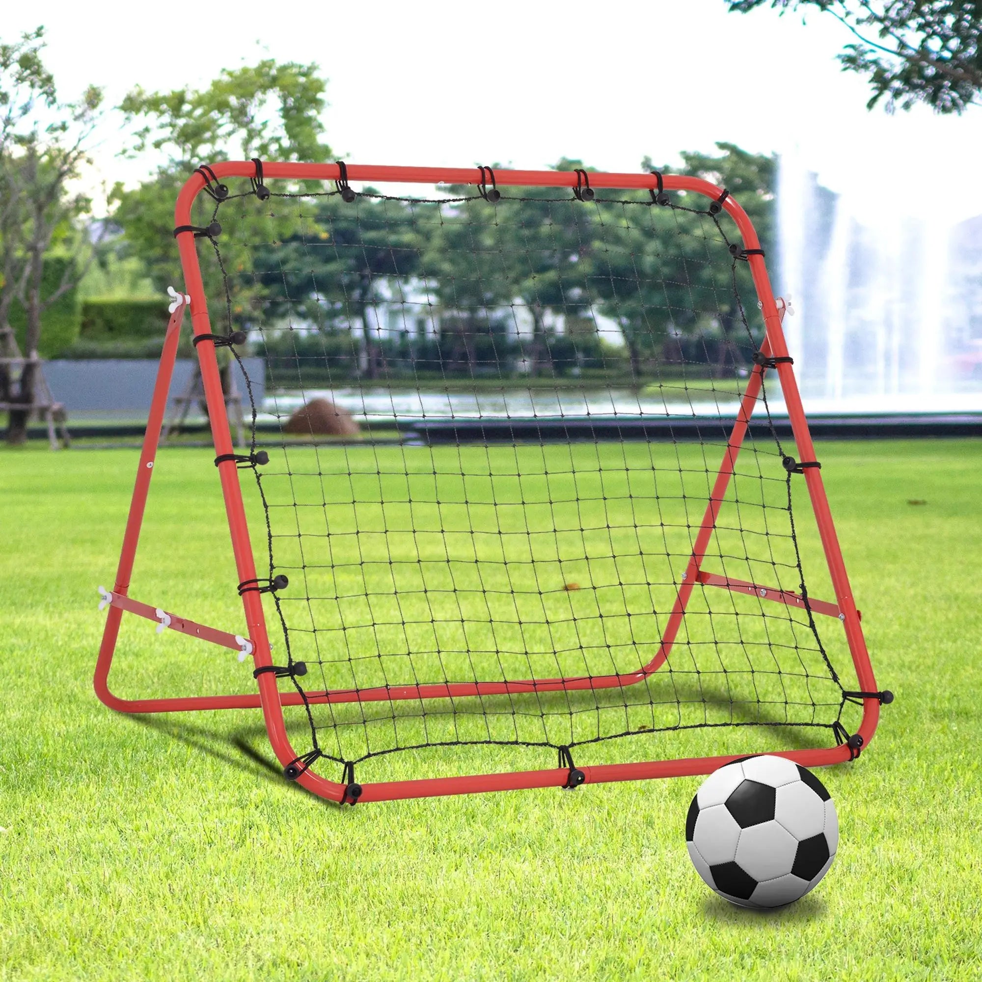 Volleyball Rebounder Net, Football Training Aid, Kickback Target, Red Football at Gallery Canada