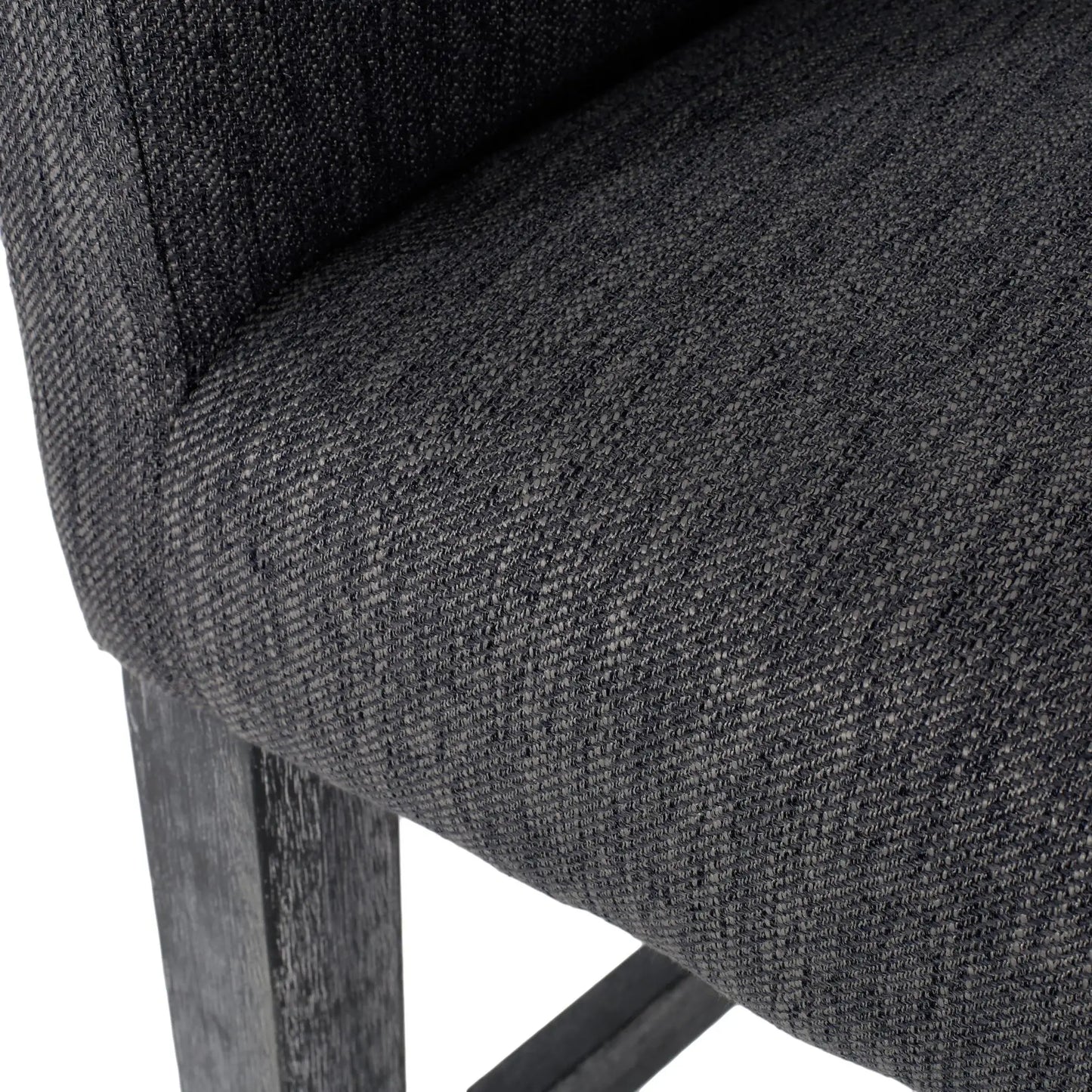 Upholstered Counter Stools, Rubberwood Frame, 24×23×39.5 inch, Charcoal Bar Stools at Gallery Canada