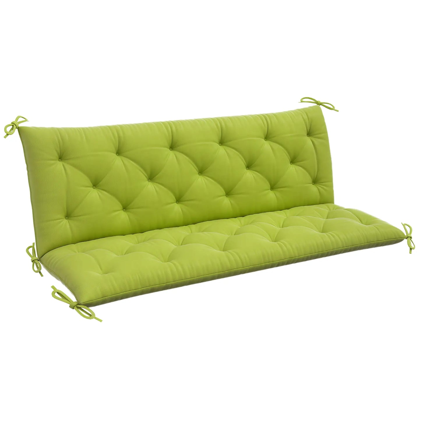 3-Seater Outdoor Bench Swing Cushions, Light Green Patio Chair Cushions Light Green at Gallery Canada