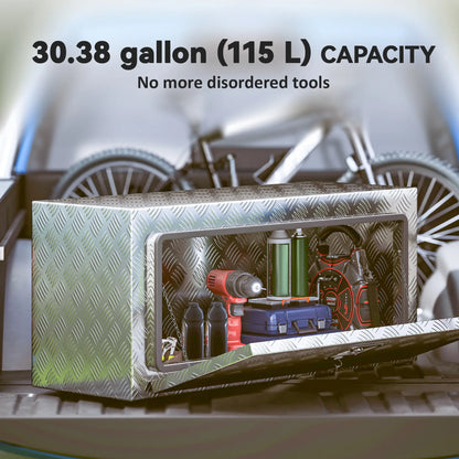 Heavy Duty Aluminum Tool Box, 36 Inch, Waterproof Storage Chest Tool Organizers at Gallery Canada