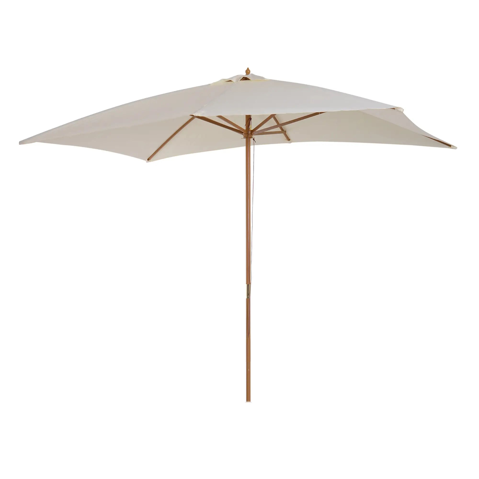 Patio Sun Umbrella, Rectangle, Cream White Sun Umbrellas at Gallery Canada