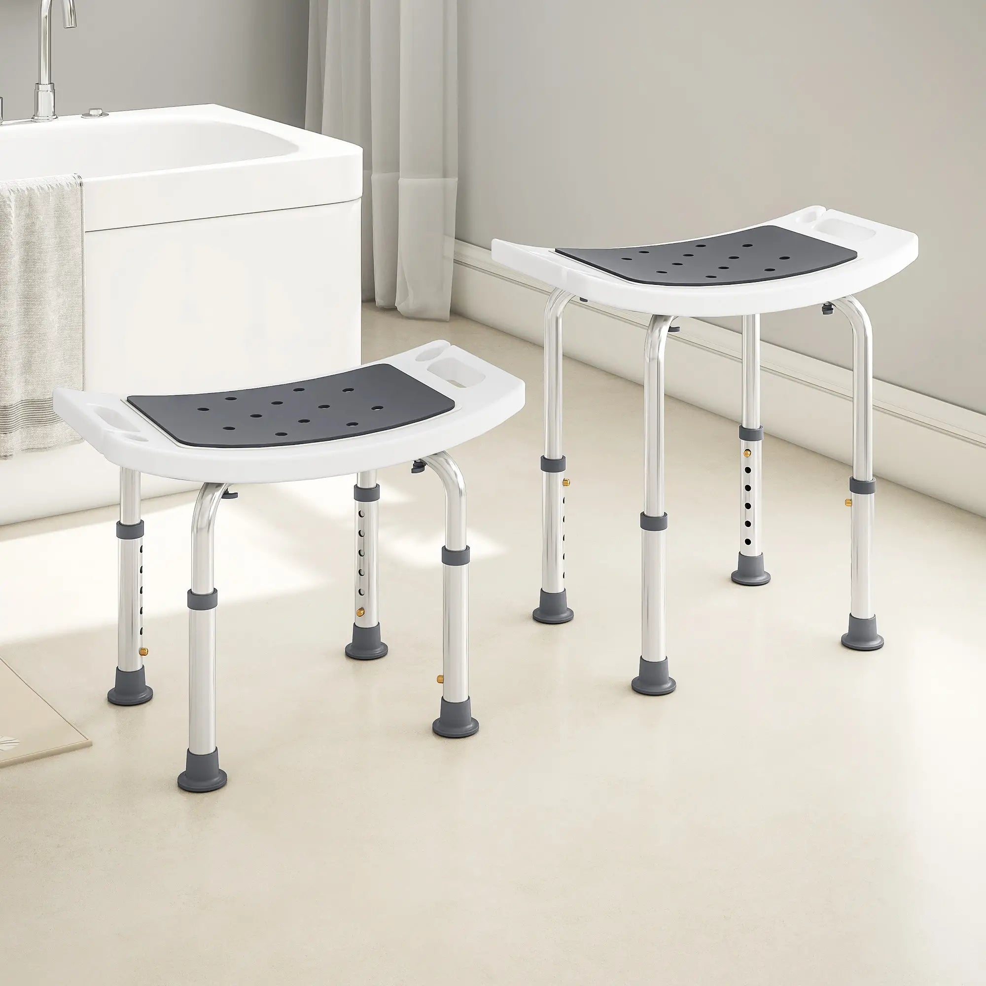 Height Adjustable Shower Chair, Padded Bath Seat For Seniors Bath Chairs at Gallery Canada