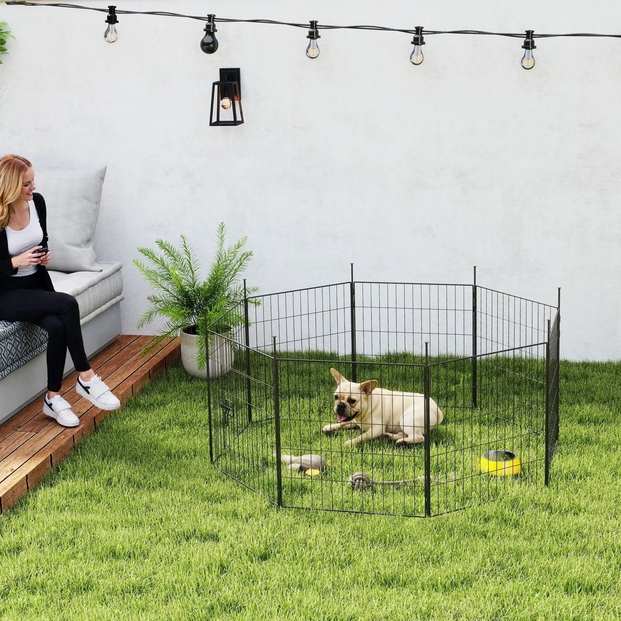 Heavy Duty Dog Playpen, 23.6