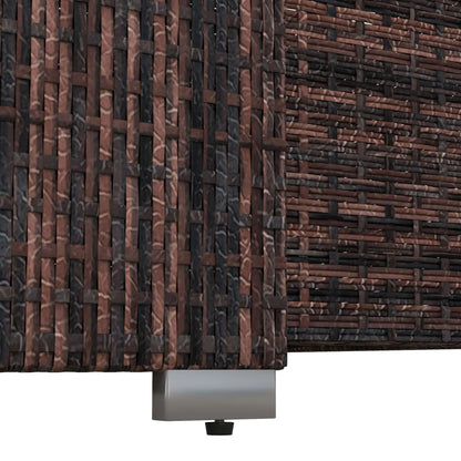 Outdoor Storage Cabinet, Rattan Wicker Pool Towel Organizer, Mixed Brown, Brown Patio Storage Boxes at Gallery Canada