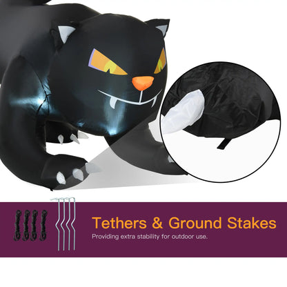 4Ft Tall Halloween Inflatable Cat, Outdoor Yard Decoration, Black Halloween Decorations at Gallery Canada