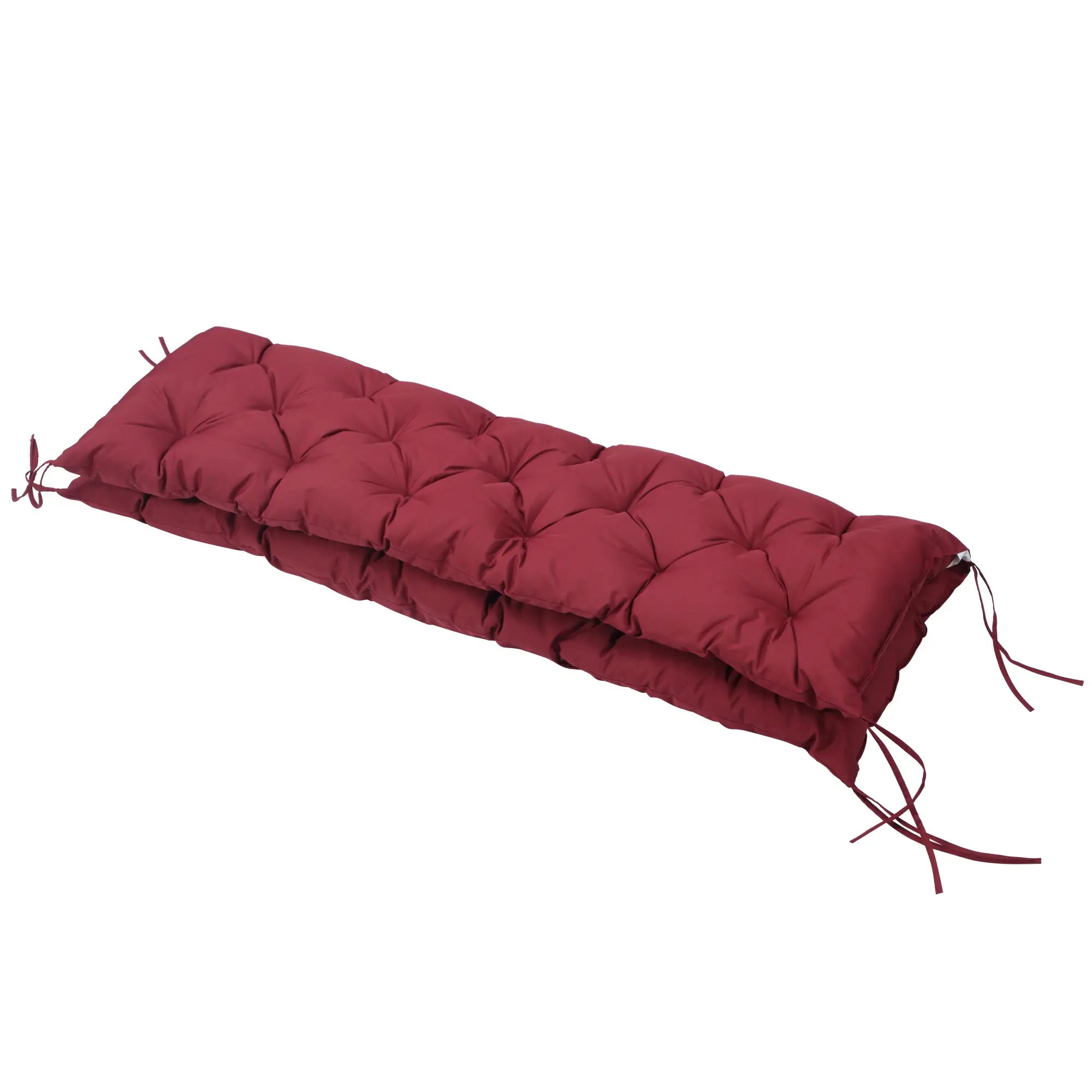 3 Seater Outdoor Swing Cushions, Backrest, Patio Furniture, Wine Red Patio Chair Cushions at Gallery Canada