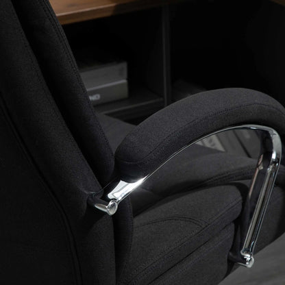 Ergonomic High Back Swivel Office Chair, Adjustable Height, Black Executive & Manager Chairs at Gallery Canada