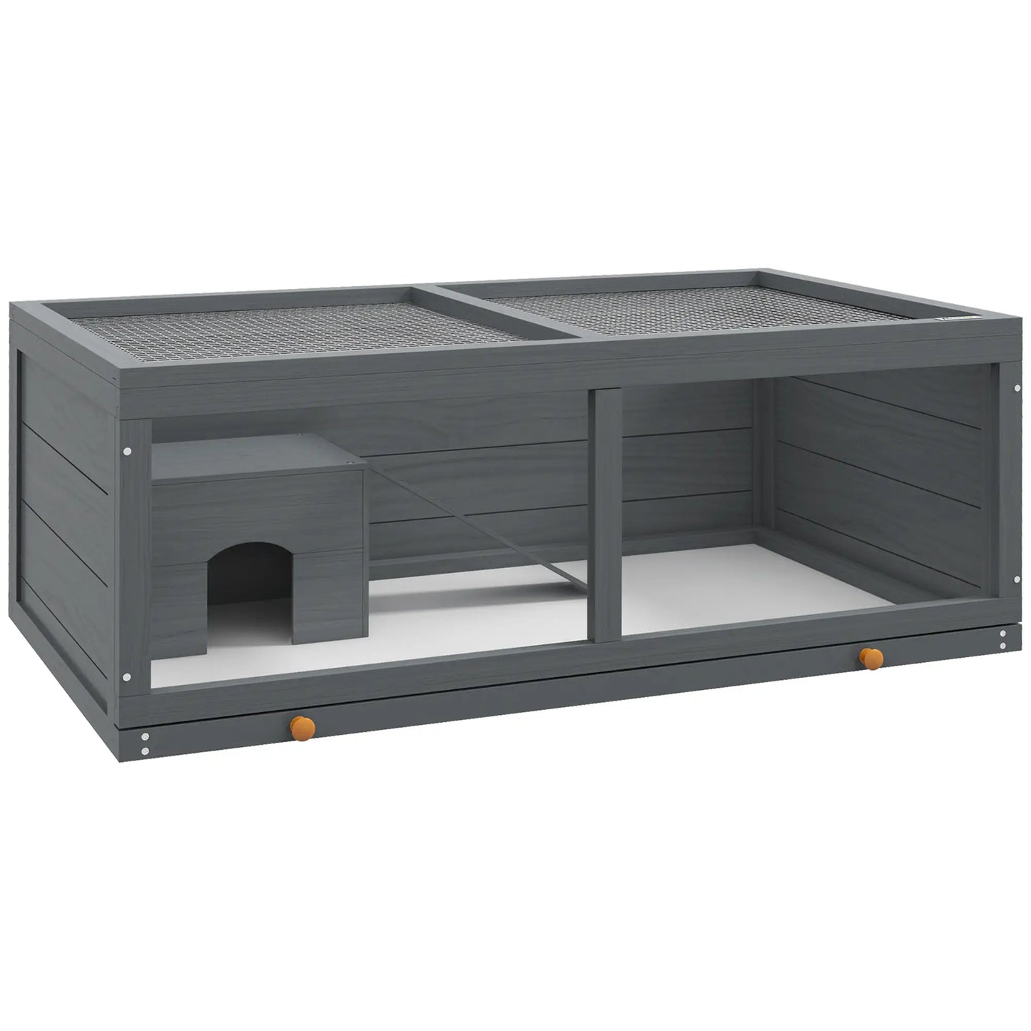 Small Animals Hutch With Sliding Tray, Play House For Hamsters, Gerbils Hamster Cages Grey at Gallery Canada