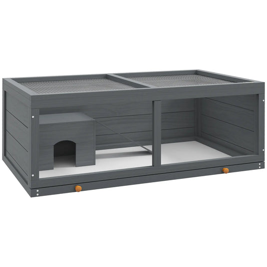 Small Animals Hutch With Sliding Tray, Play House For Hamsters, Gerbils Hamster Cages Grey at Gallery Canada