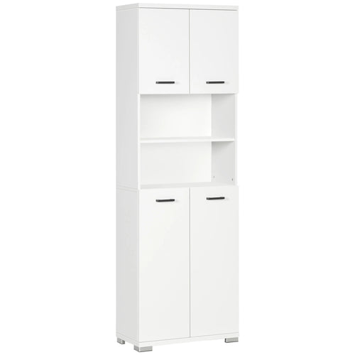 Freestanding Bathroom Cabinet, Open Shelves, 23.6