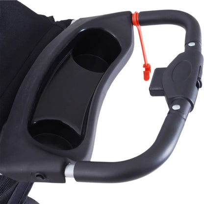 Dog Stroller, One-Click Folding, 4 Wheels, Storage Basket, XS/Small, Black Dog Bike Trailers & Strollers at Gallery Canada