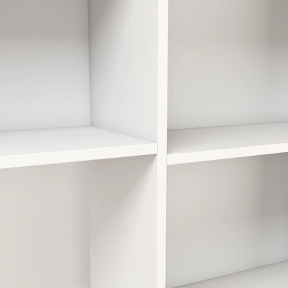 L Shaped Desk, Corner Computer Desk with Storage Shelves, White Writing Desks at Gallery Canada