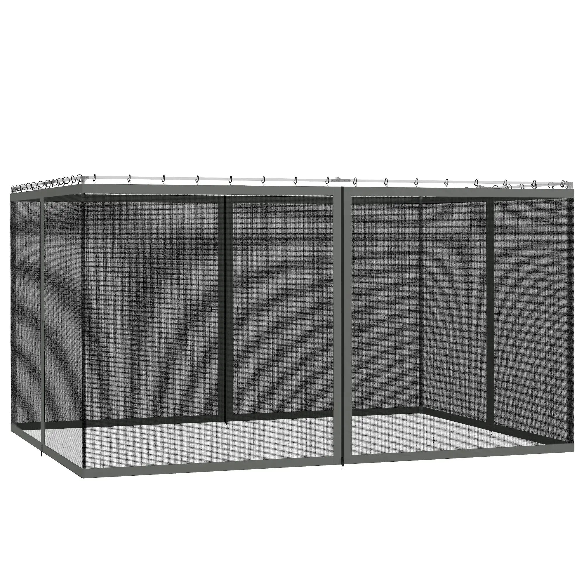 Replacement Mosquito Netting, Gazebo 10' x 13', Black Screen Walls, Zippers, Black Gazebos at Gallery Canada