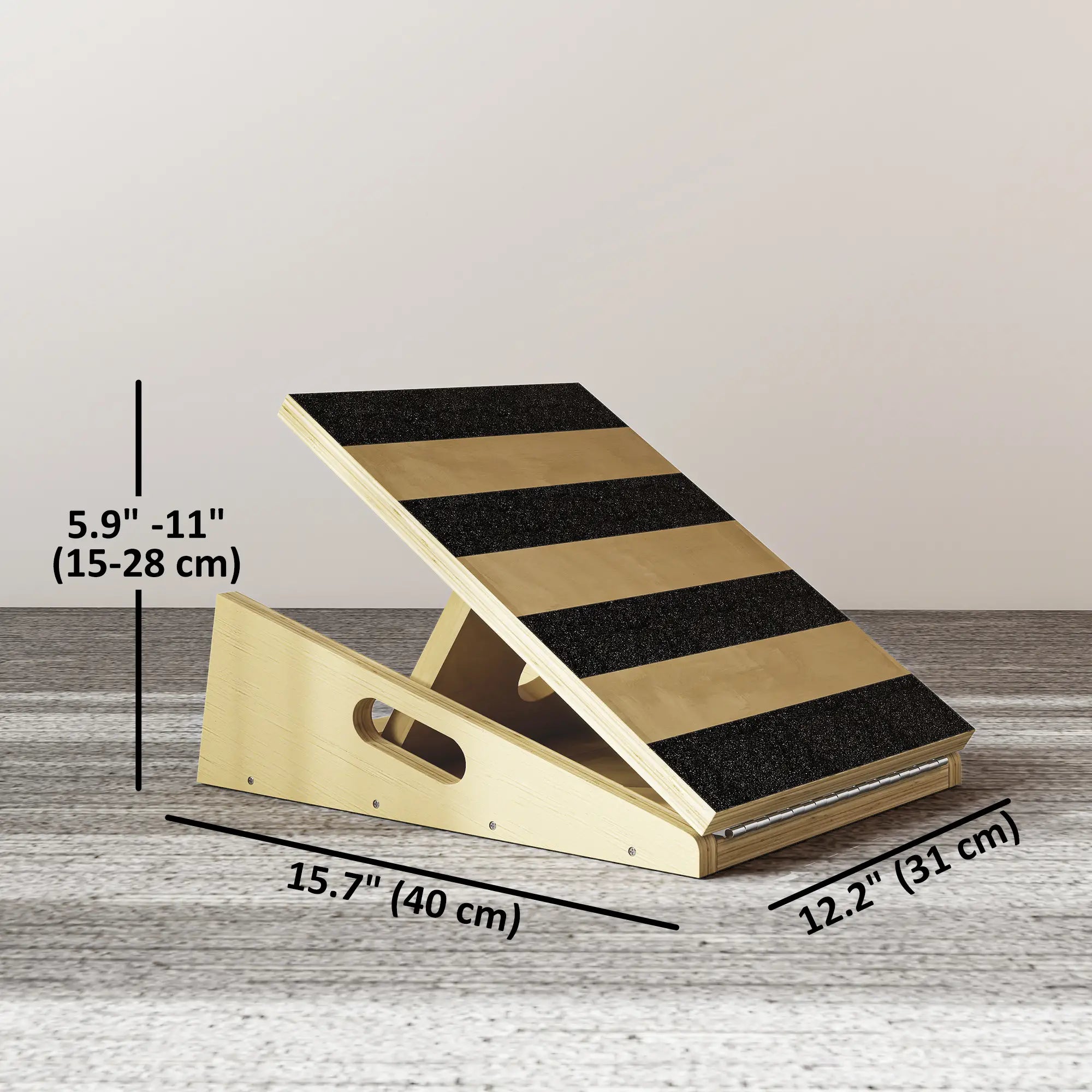 Portable Slant Board, 4-Level Incline Calf Stretcher, Non-Slip Surface Aerobic Equipment at Gallery Canada