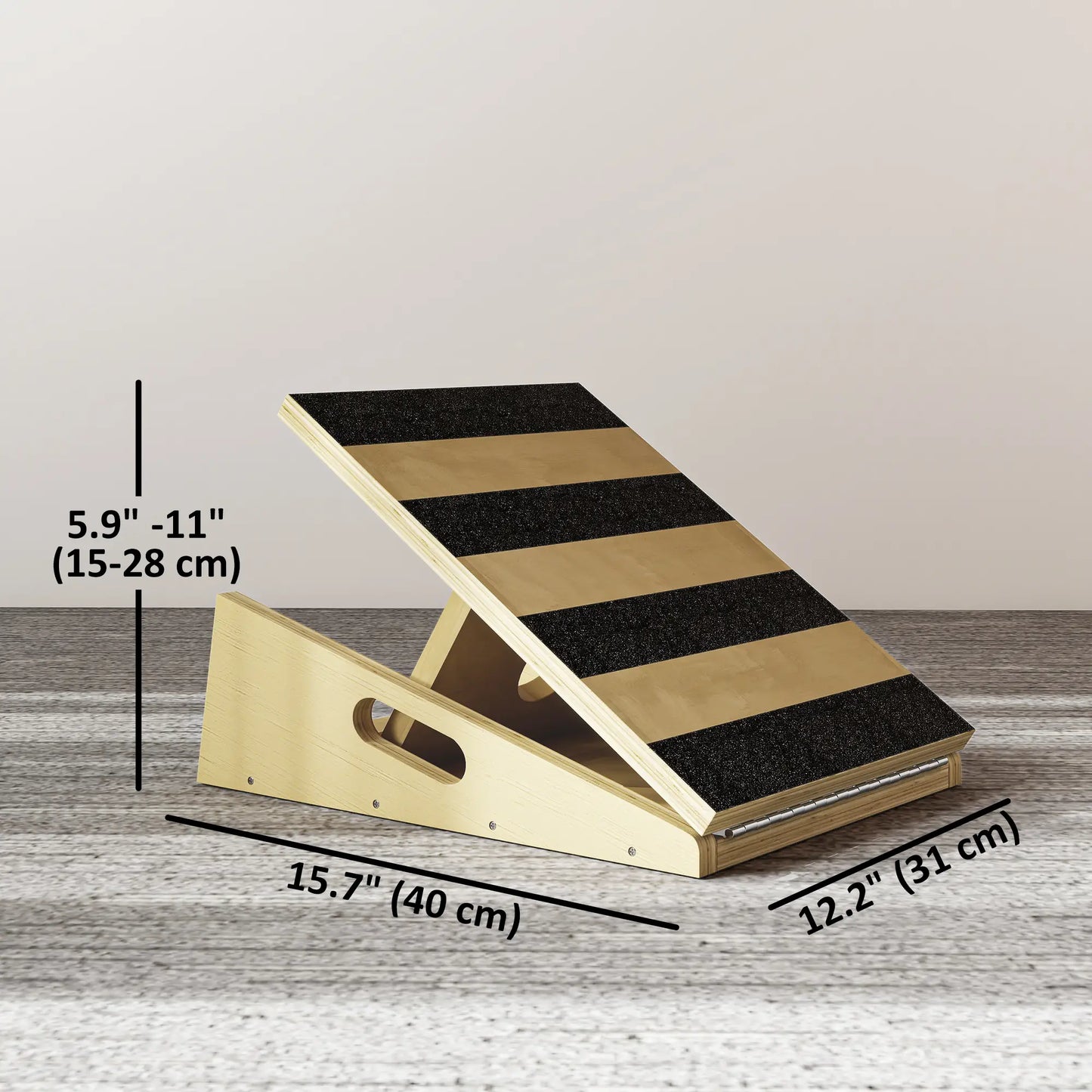 Portable Slant Board, 4-Level Incline Calf Stretcher, Non-Slip Surface Aerobic Equipment at Gallery Canada