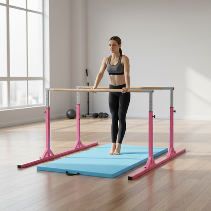 Yoga Set: 4-Panel Gymnastics Mat + Gymnastic Training Parallel Bars Yoga & Gym Mats at Gallery Canada