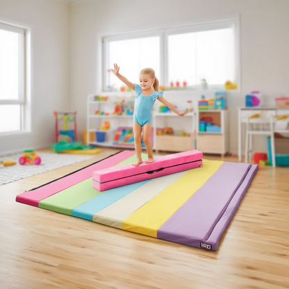 Yoga Set: Gymnastics Mat, Folding Balance Beam Yoga & Gym Mats at Gallery Canada