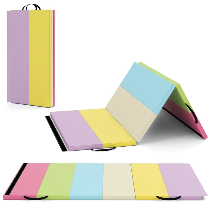 Yoga Set: Gymnastics Mat, Folding Balance Beam Yoga & Gym Mats Multicolor at Gallery Canada