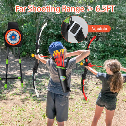 Youth Archery Bow Set, LED Light Up, 20 Suction Cup Arrows, Multicolor Toy Sports at Gallery Canada