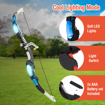 Youth Archery Bow Set, LED Light Up, 20 Suction Cup Arrows, Multicolor Toy Sports at Gallery Canada
