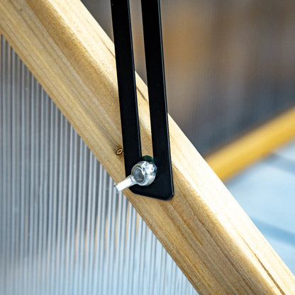 Portable Wooden Cold Frame Greenhouse, Openable Top, 35.5" x 20.5" x 19.5", Light Brown Cold Frame Greenhouses at Gallery Canada