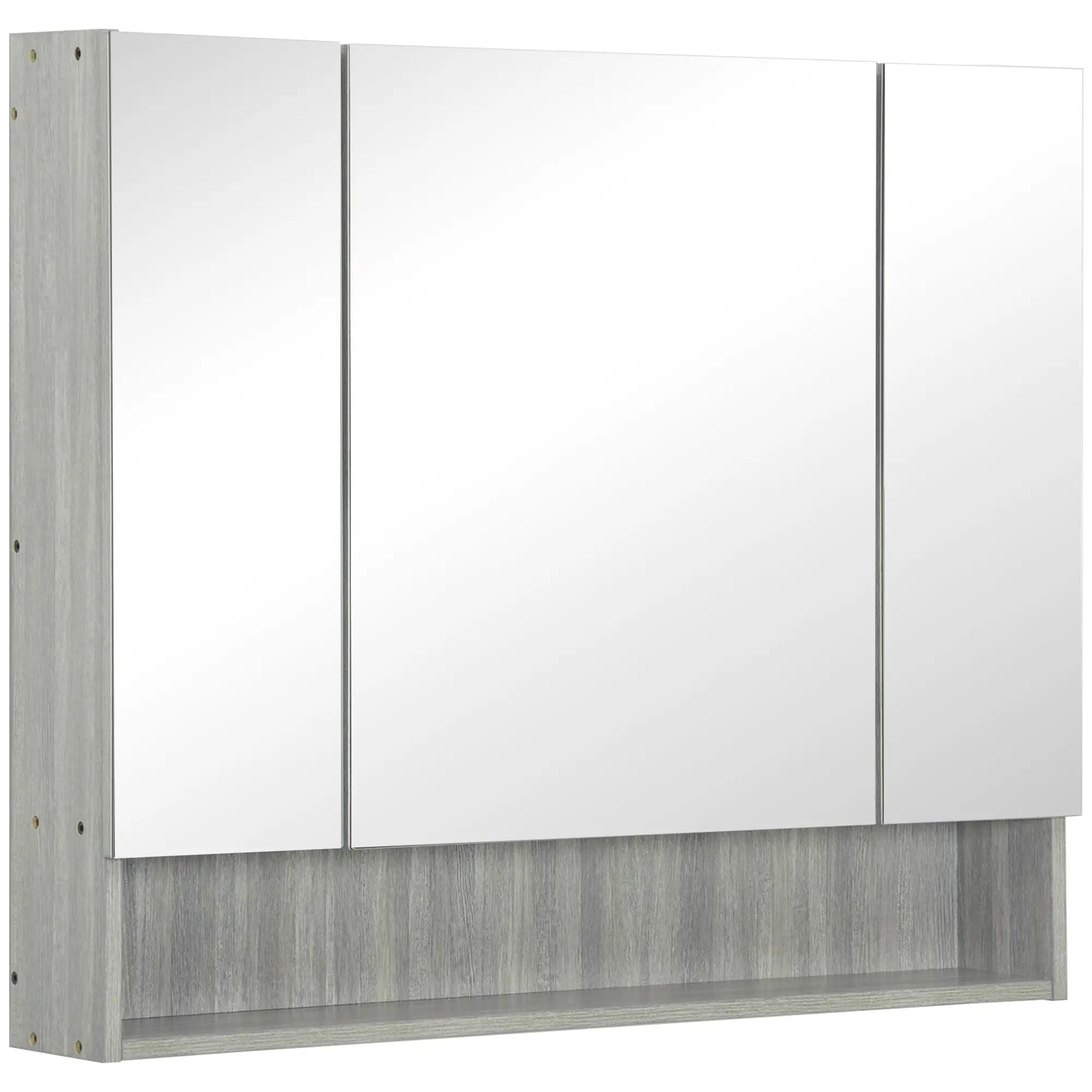 Wall Mounted Bathroom Medicine Cabinet, Adjustable Shelves, Grey Mirror Medicine Cabinets at Gallery Canada