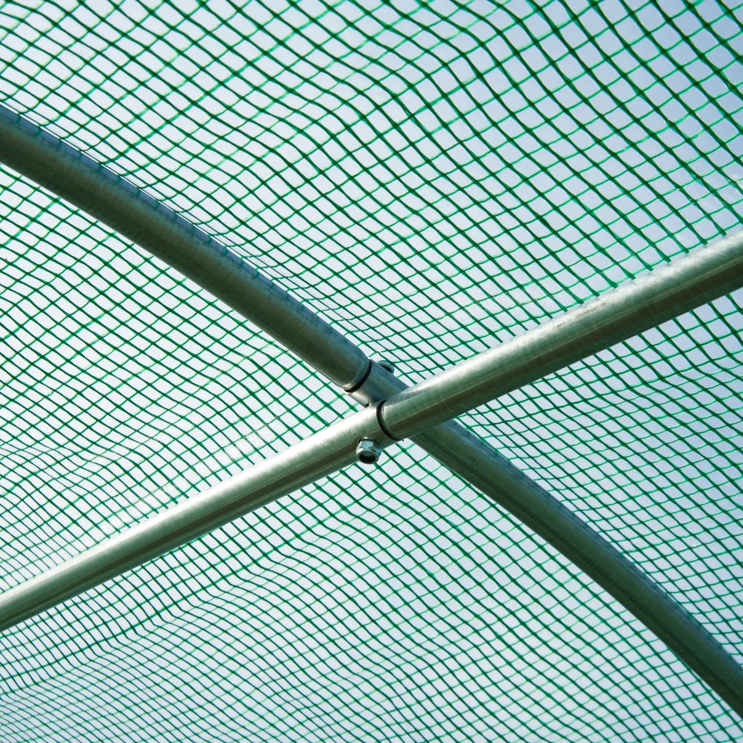 Walk-In Tunnel Greenhouse, 13x6.4x6.5ft, Galvanised Steel Frame, Green Tunnel Greenhouses at Gallery Canada