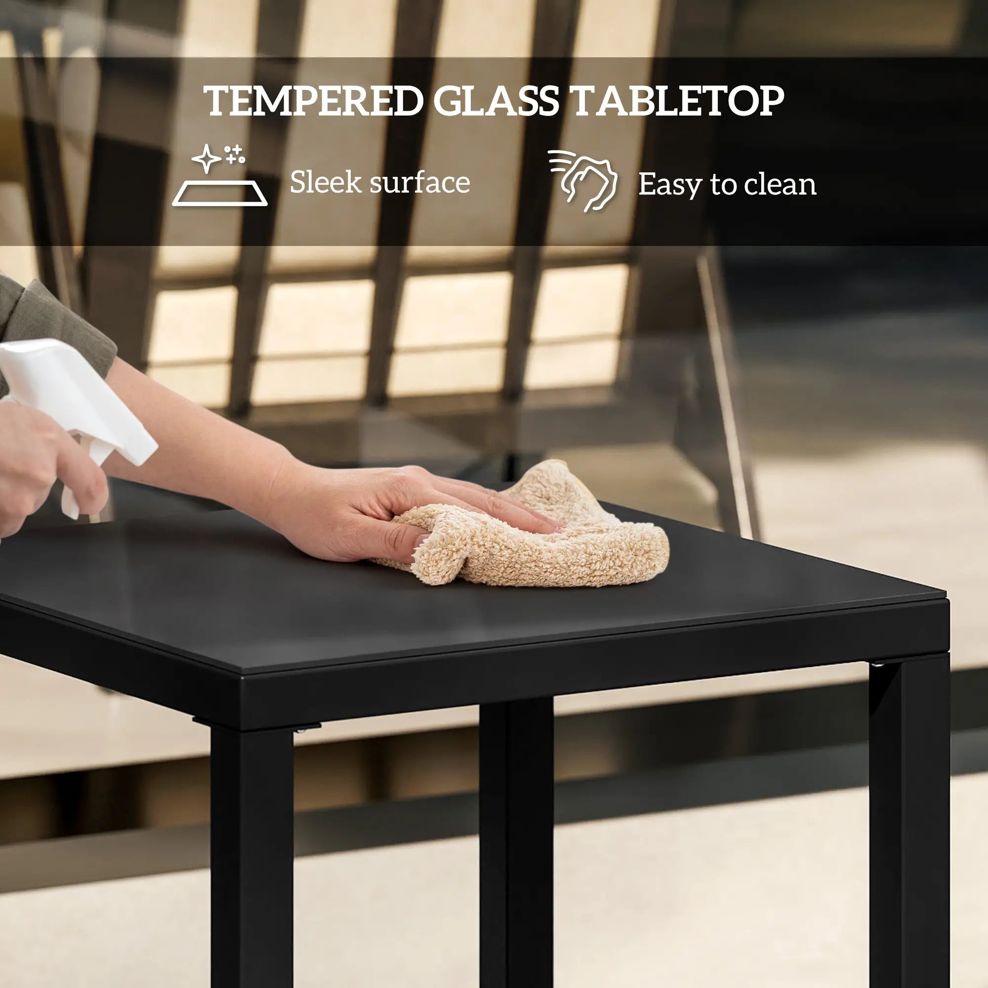 3 Piece Rocking Bistro Set, Wicker Patio Furniture, White Bistro Sets at Gallery Canada