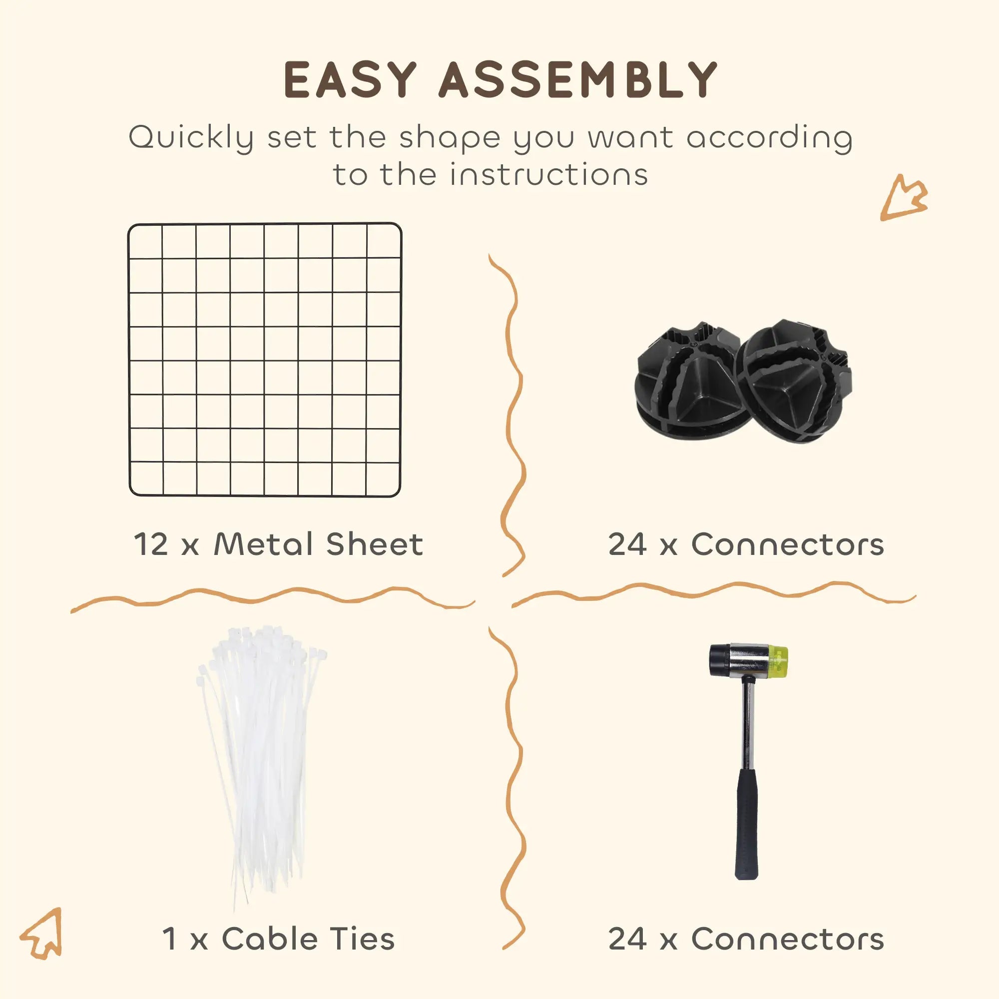 Pet Playpen, DIY Cage For Small Animals, Guinea Pigs, Hedgehogs, Black Houses & Habitats at Gallery Canada