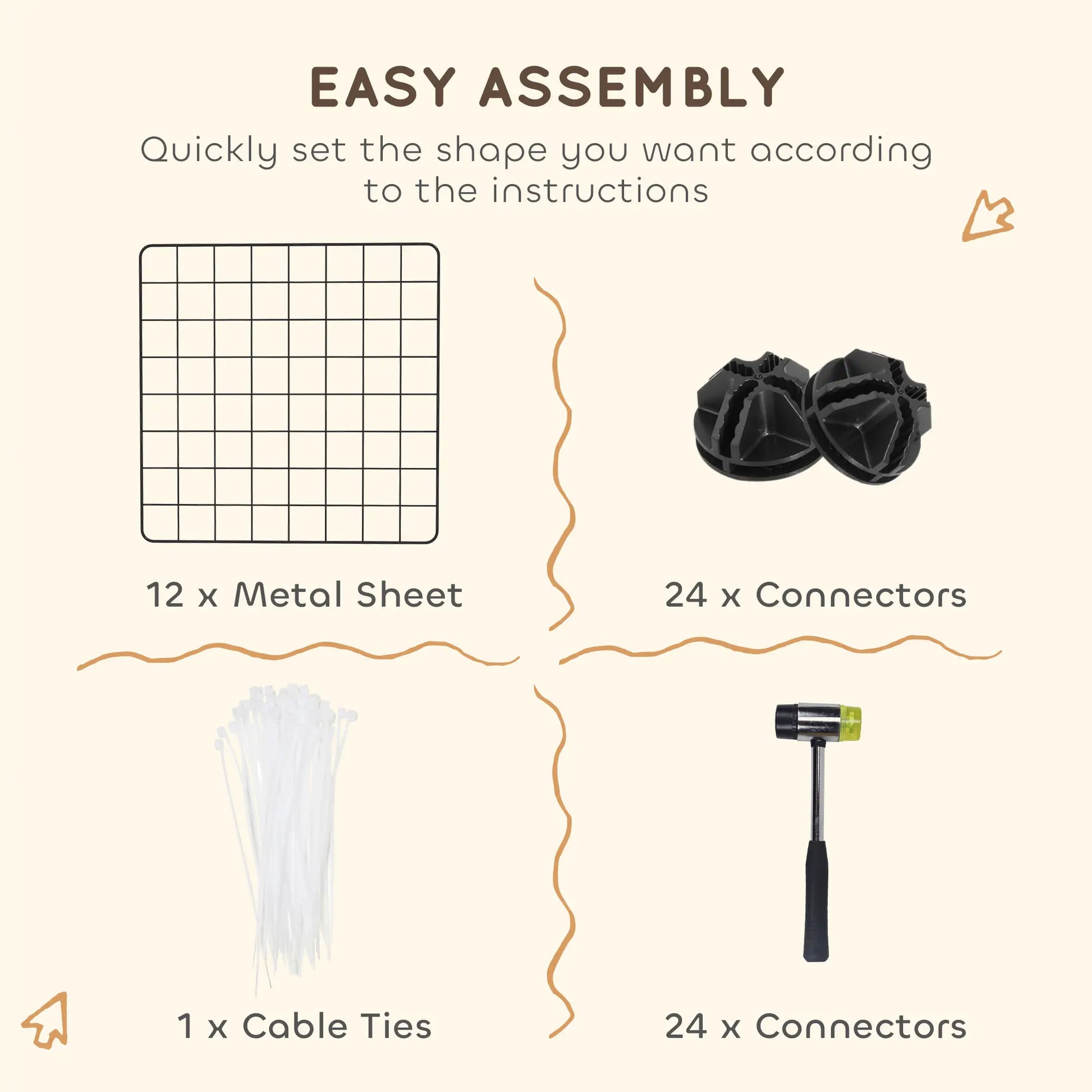 Pet Playpen, DIY Cage For Small Animals, Guinea Pigs, Hedgehogs, Black Houses & Habitats at Gallery Canada